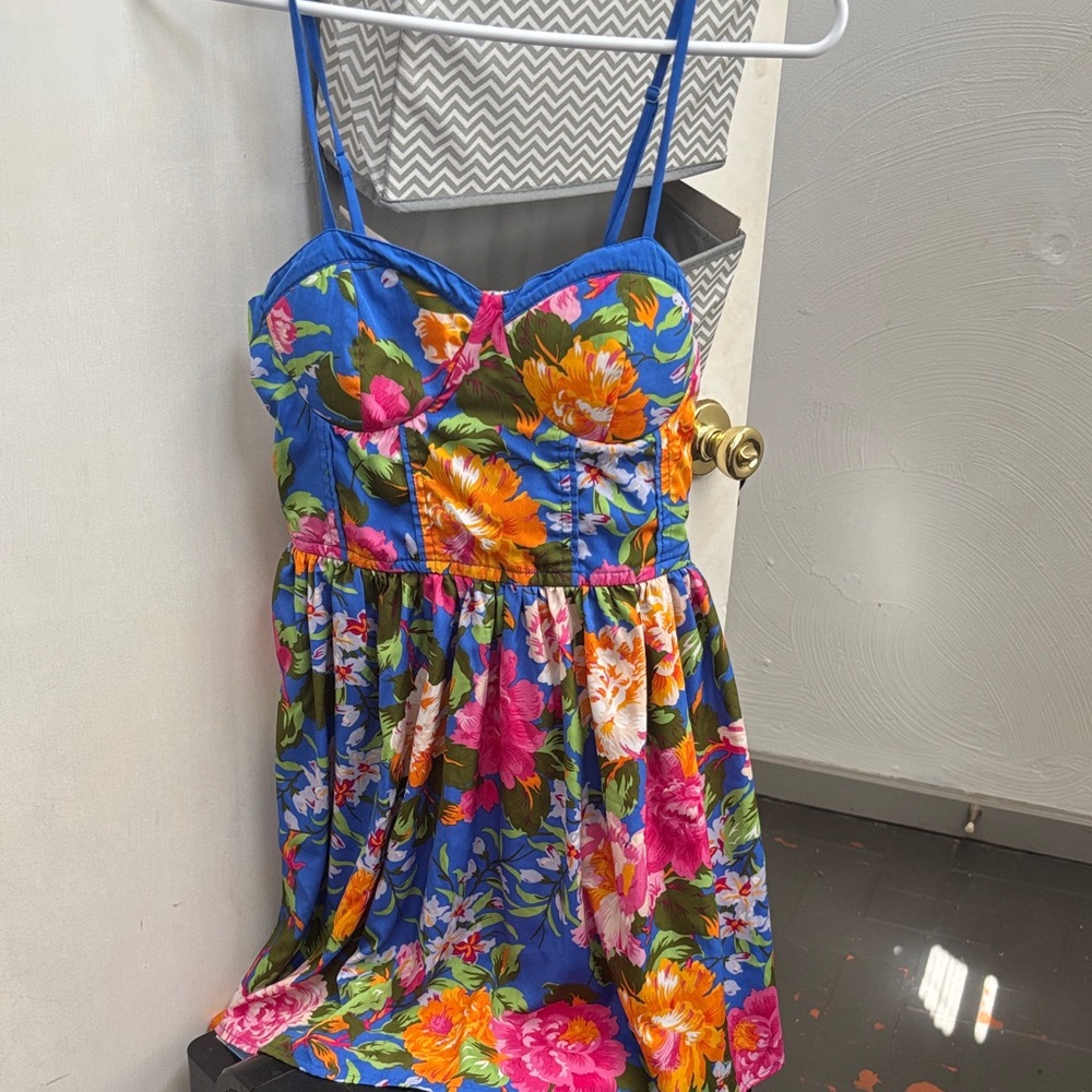 Floral Spaghetti Strap Dress